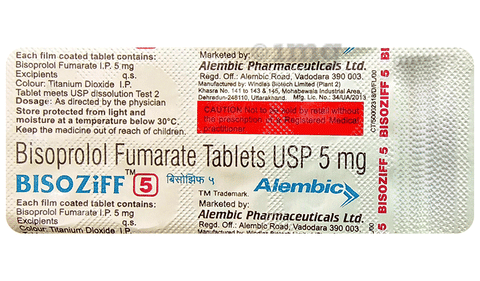 Bisoziff 5mg Tablet image Bisoziff 5mg Tablet image