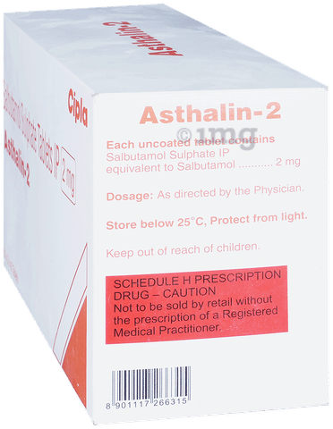 Asthalin 2 Tablet image