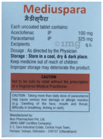 Mediuspara Tablet