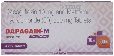 Dapagain-M 10mg/500mg Tablet ER image