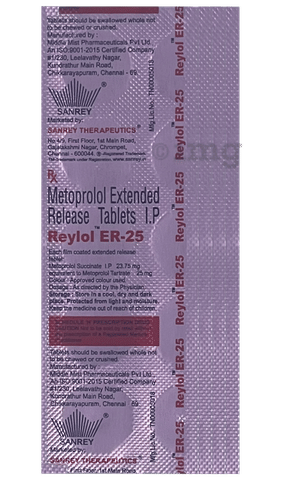 Reylol ER 25 Tablet image Reylol ER 25 Tablet image