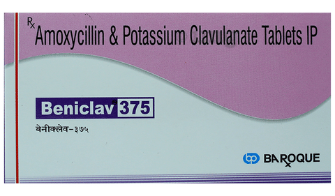 Beniclav 375 Tablet image