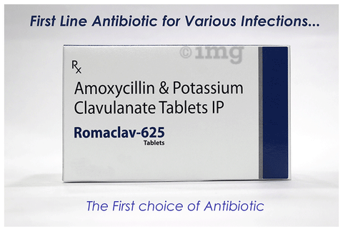 Romaclav 625 Tablet image