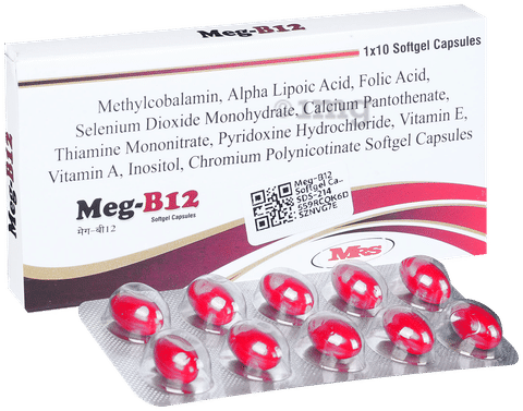 Meg-B12 Softgel Capsule image Meg-B12 Softgel Capsule image