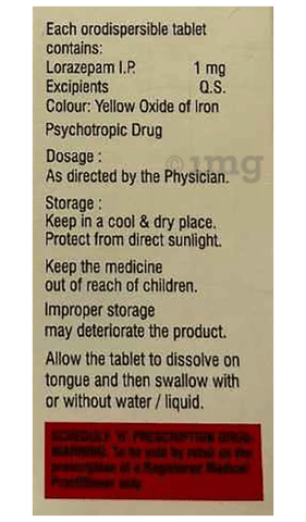 Loravan 1 MD Tablet image