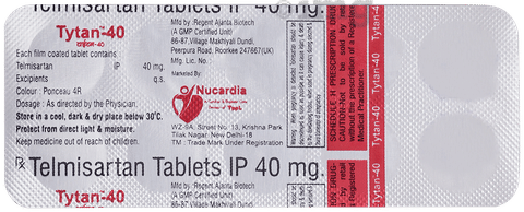 Tytan 40mg Tablet image