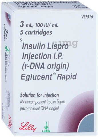 Eglucent Rapid (3ml Each) Solution for Injection