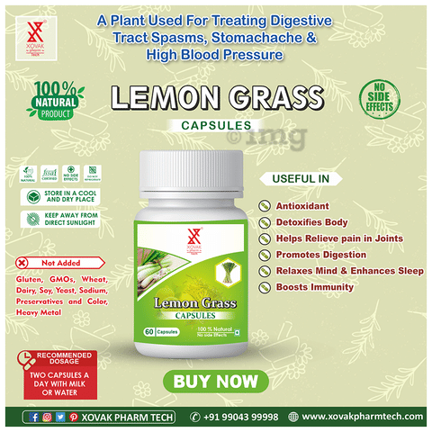 Pharmtech Lemon Grass Capsule image Pharmtech Lemon Grass Capsule image
