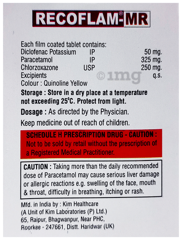Recoflam-MR MR Tablet image Recoflam-MR MR Tablet image