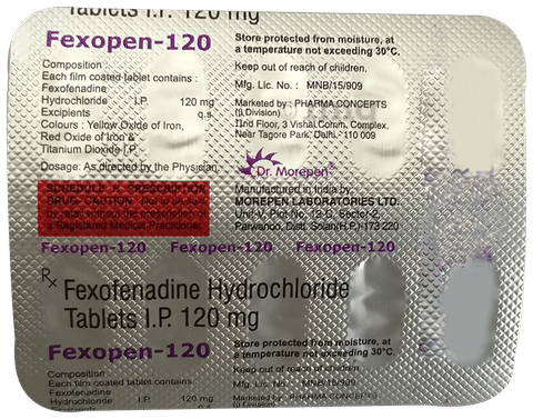 Fexopen 120 Tablet image