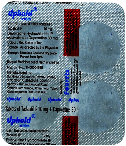 Tadalafil 10mg Dapoxetine 30mg In India