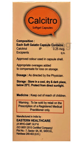 Calcitro  Softgel Caspule image