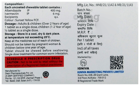 Megabend-Plus Chewable Tablet image