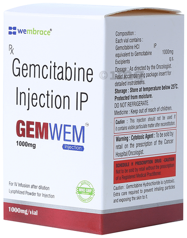 Gemwem 1000mg Injection