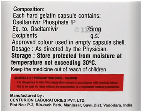 Oseltaflu 75mg Capsule image Oseltaflu 75mg Capsule image