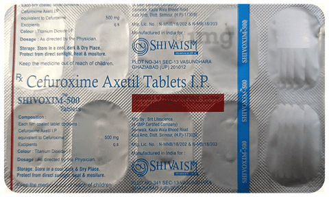 Shivoxim 500 Tablet image Shivoxim 500 Tablet image
