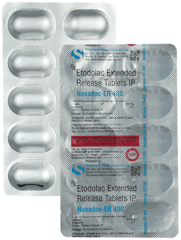 Novadoc 400mg Tablet ER image