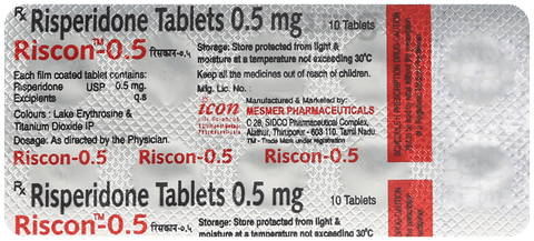 Riscon 0.5mg Tablet image