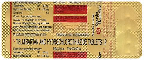 Danavish Telmisartan+Hydrochlorothiazide 40mg/12.5mg Tablet