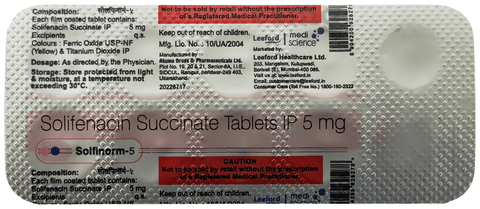 Solfinorm 5mg Tablet image