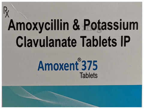 Amoxent 375 Tablet image Amoxent 375 Tablet image