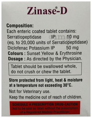 Zinase-D Tablet image