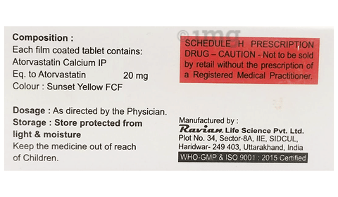 Tritastatin 20mg Tablet image