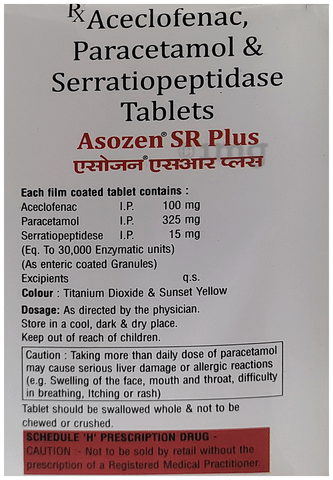 Asozen SR Plus Tablet image Asozen SR Plus Tablet image