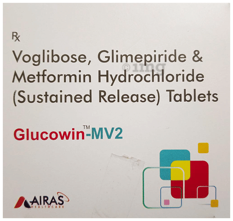 Glucowin-MV 2 Tablet SR image Glucowin-MV 2 Tablet SR image