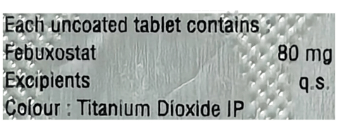 Feblan 80mg Tablet image Feblan 80mg Tablet image