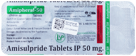 Amipheral 50mg Tablet image