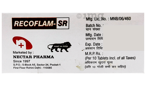Recoflam-SR Tablet image
