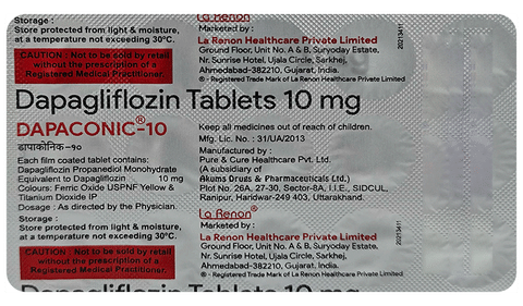 Dapaconic 10 Tablet image