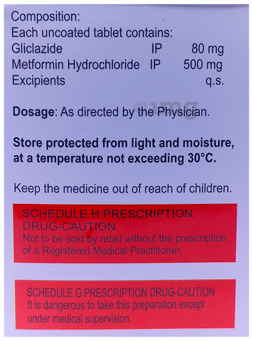 Gliclabetic-M80 Tablet image