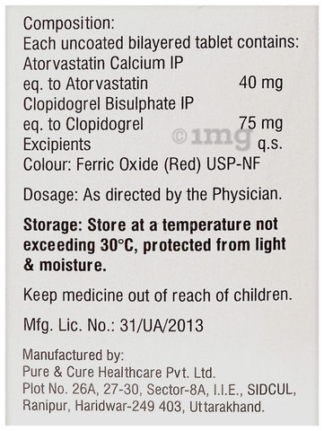 Clopitab-CV 40 Tablet image