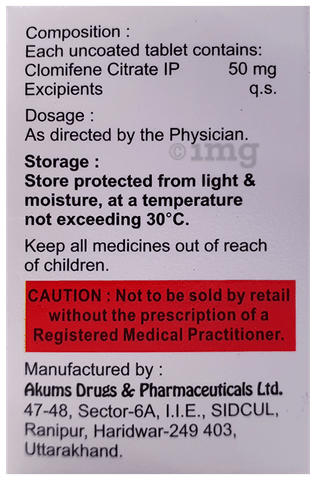 Clomiwell 50 Tablet image Clomiwell 50 Tablet image
