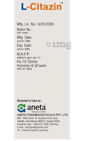 L-Citazin Tablet image