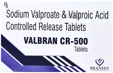 Valbran CR 500 Tablet image Valbran CR 500 Tablet image
