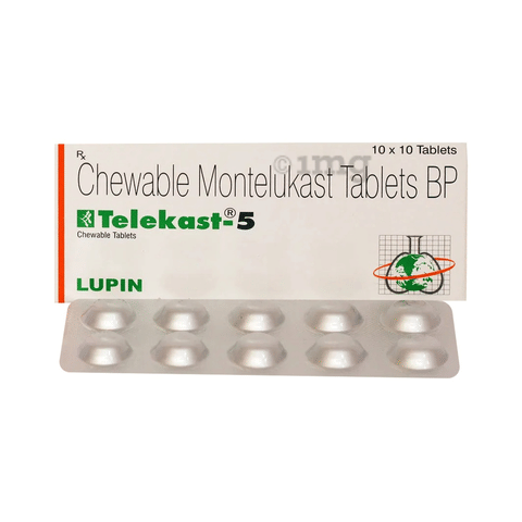 Telekast 5 Chewable Tablet image Telekast 5 Chewable Tablet image