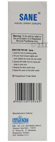 Sane Nasal Drops image