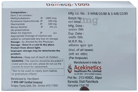 Domeco 1000 Injection image