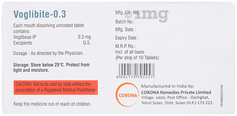 Voglibite 0.3 Tablet MD image