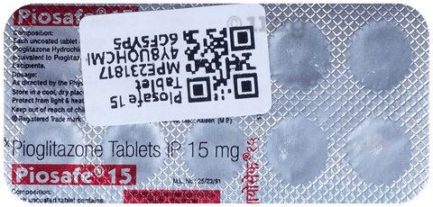 Piosafe 15 Tablet image