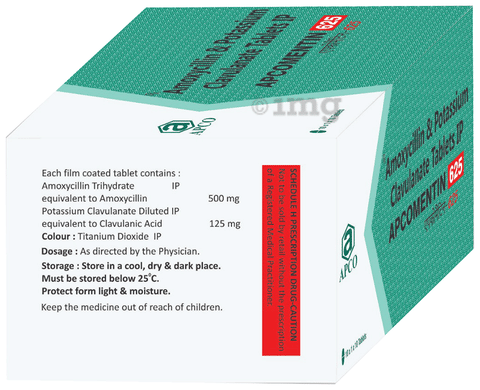 Apcomentin 625 Tablet image Apcomentin 625 Tablet image