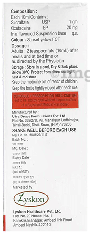 Surifat-O Oral Suspension Mango Sugar Free