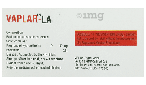 Vaplar-LA 40 Tablet SR image