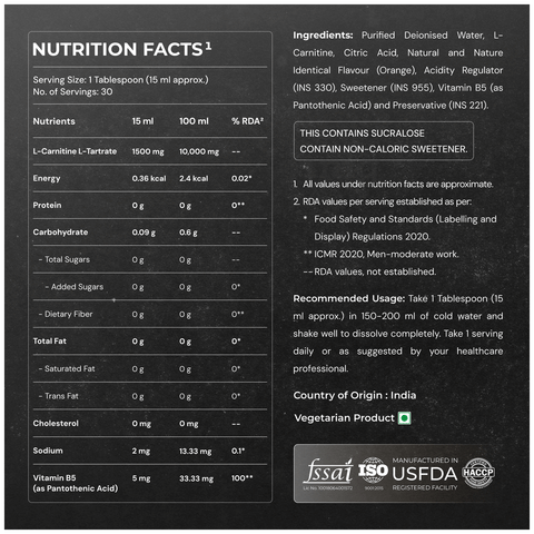 que cantidad de l carnitina debo tomar L- Carnitina Cmo se toma?  A qu hora? Lo ideal es tomarla 3045  minutos antes del entrenamiento.  En ayunas o despus de comer?  En  ayunas Absorcin ms rpida. Perfecto
