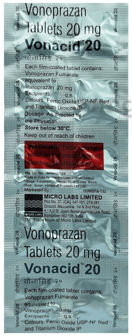 Vonacid 20mg Tablet image Vonacid 20mg Tablet image