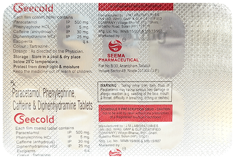 Seecold Tablet image