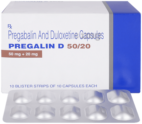 Pregalin D 50mg/20mg Capsule